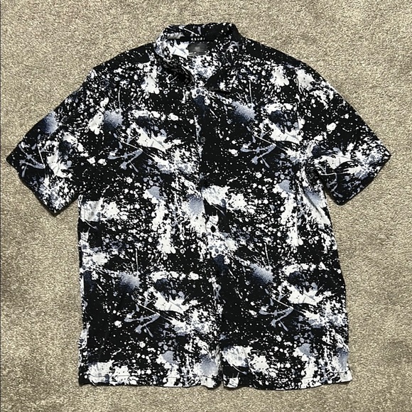 Ksubi Other - Rare KSUBI Paint Splatter Button Down Shirt